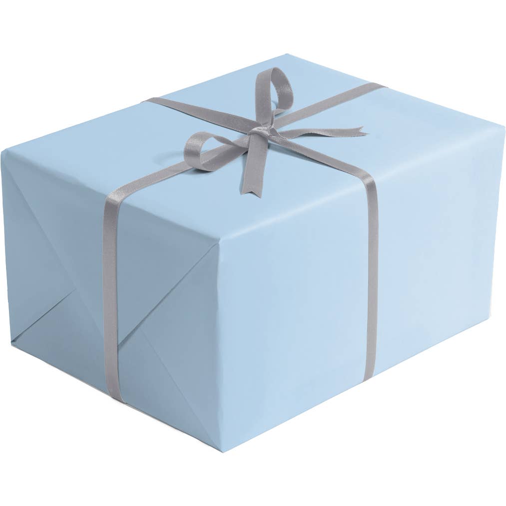 Jillson & Roberts - Pastel Blue Matte Gift Wrap - Roll