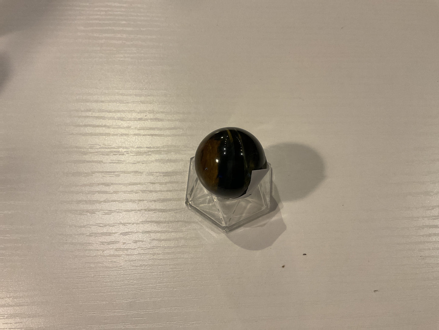 Blue tiger eye sphere