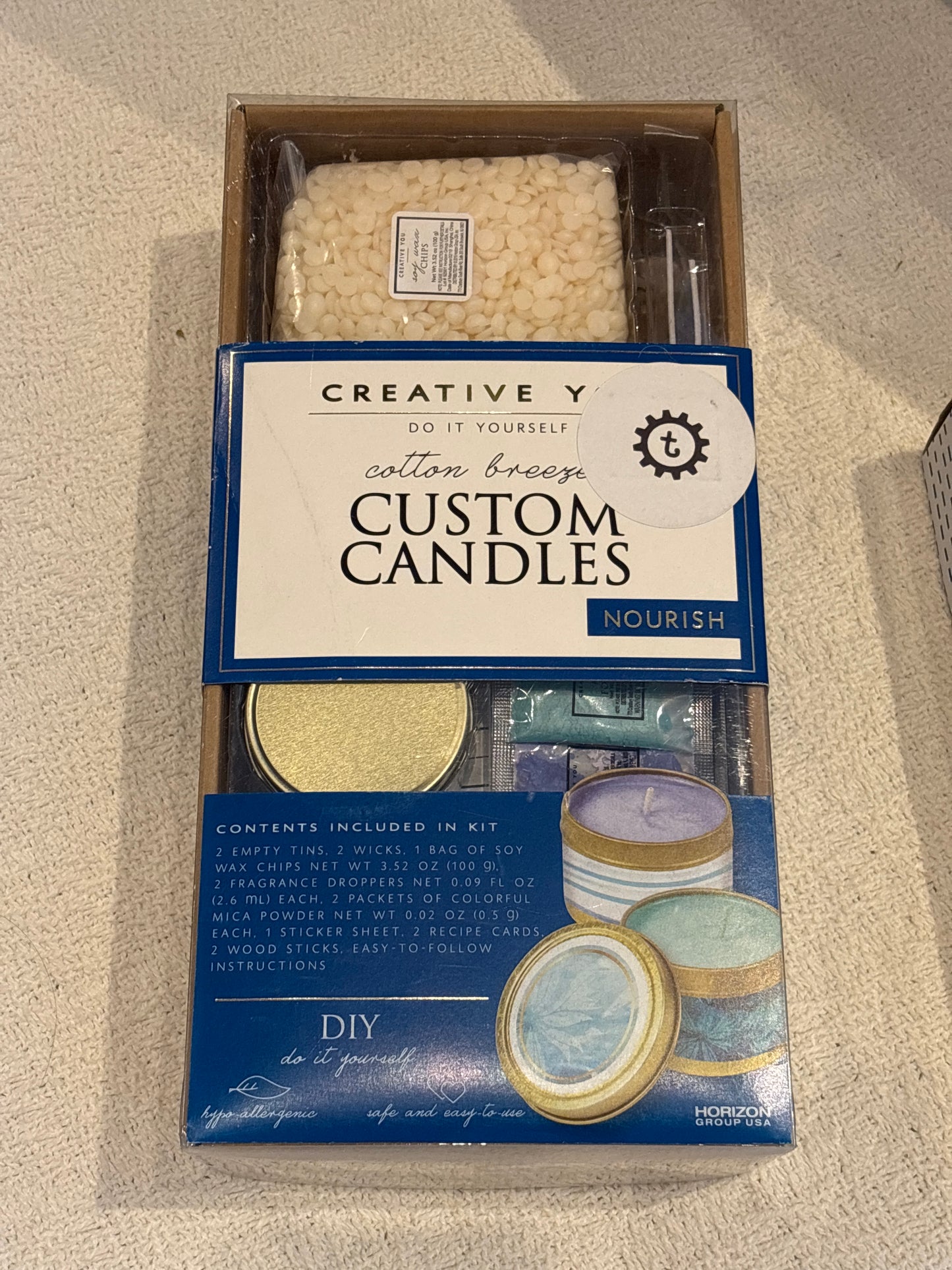 Cotton breeze custom candles