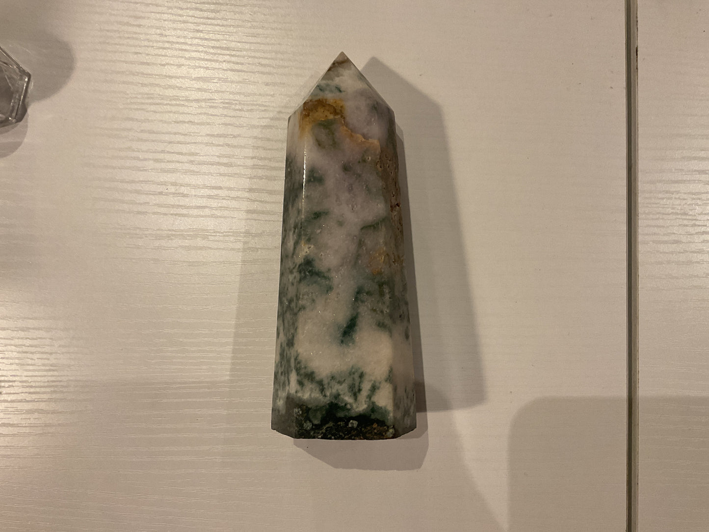 Moss agate tower