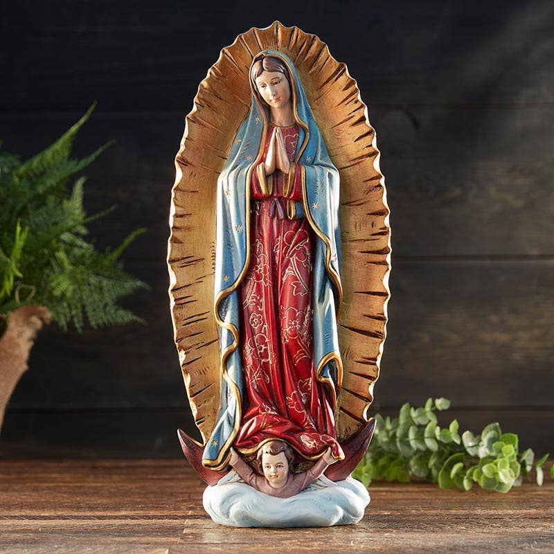 Christian Brands Catholic - 12-1/8" Ol Guadalupe Statue