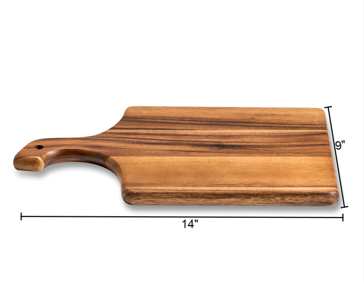 Kalmar Home - Rectangular Acacia Wood Cutting & Serving Board 14" x 9"