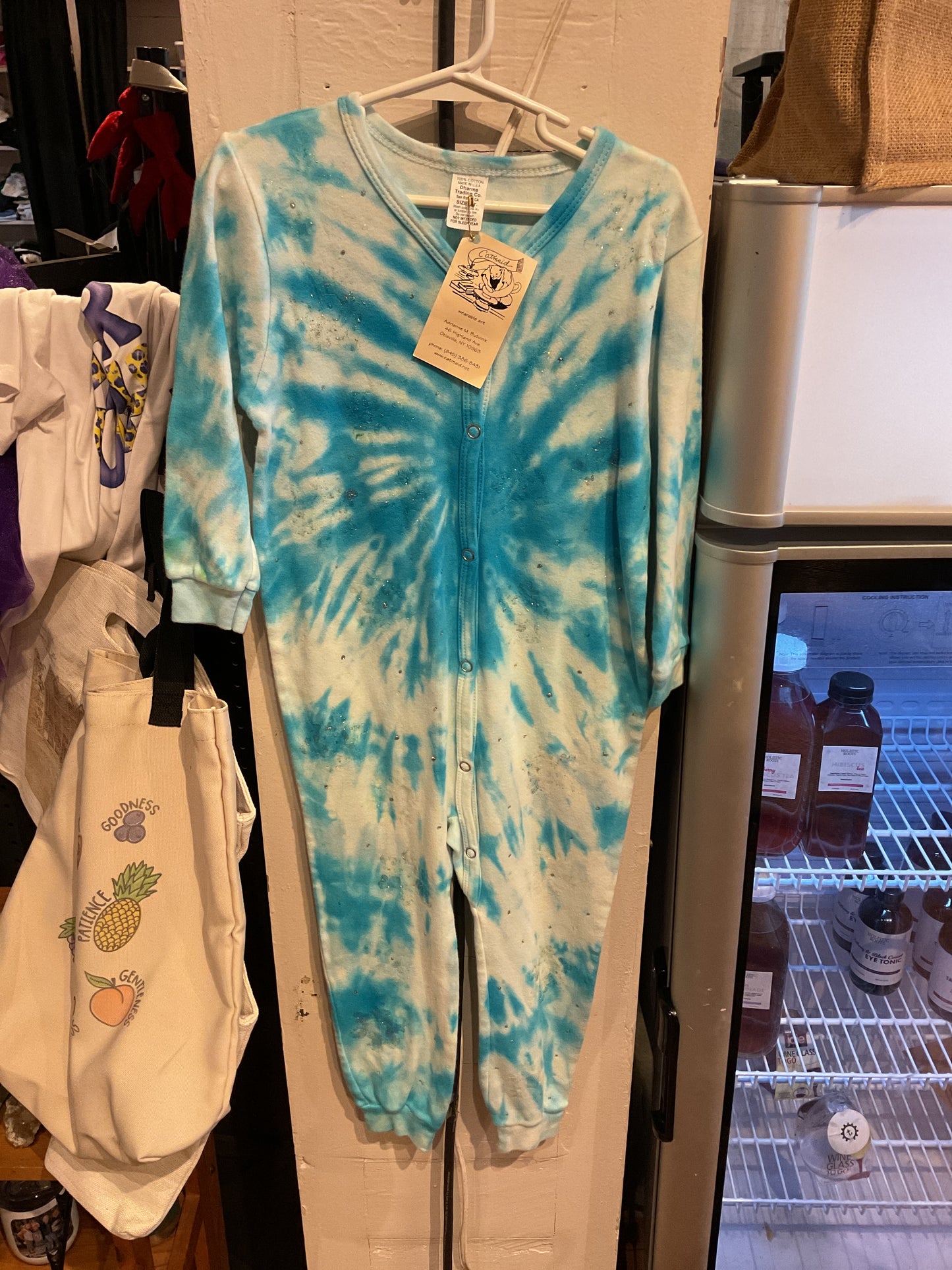 Catmaid tie dye onsie 4t