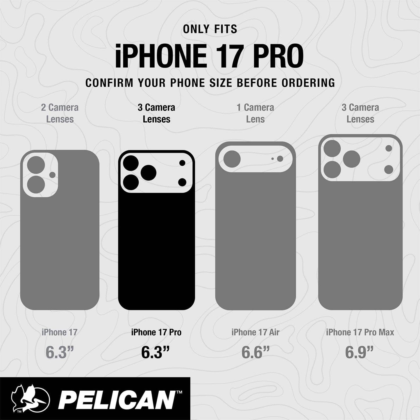 Case-Mate - Pelican Protector Clear MagSafe w/ Stand - iPhone 17 Pro