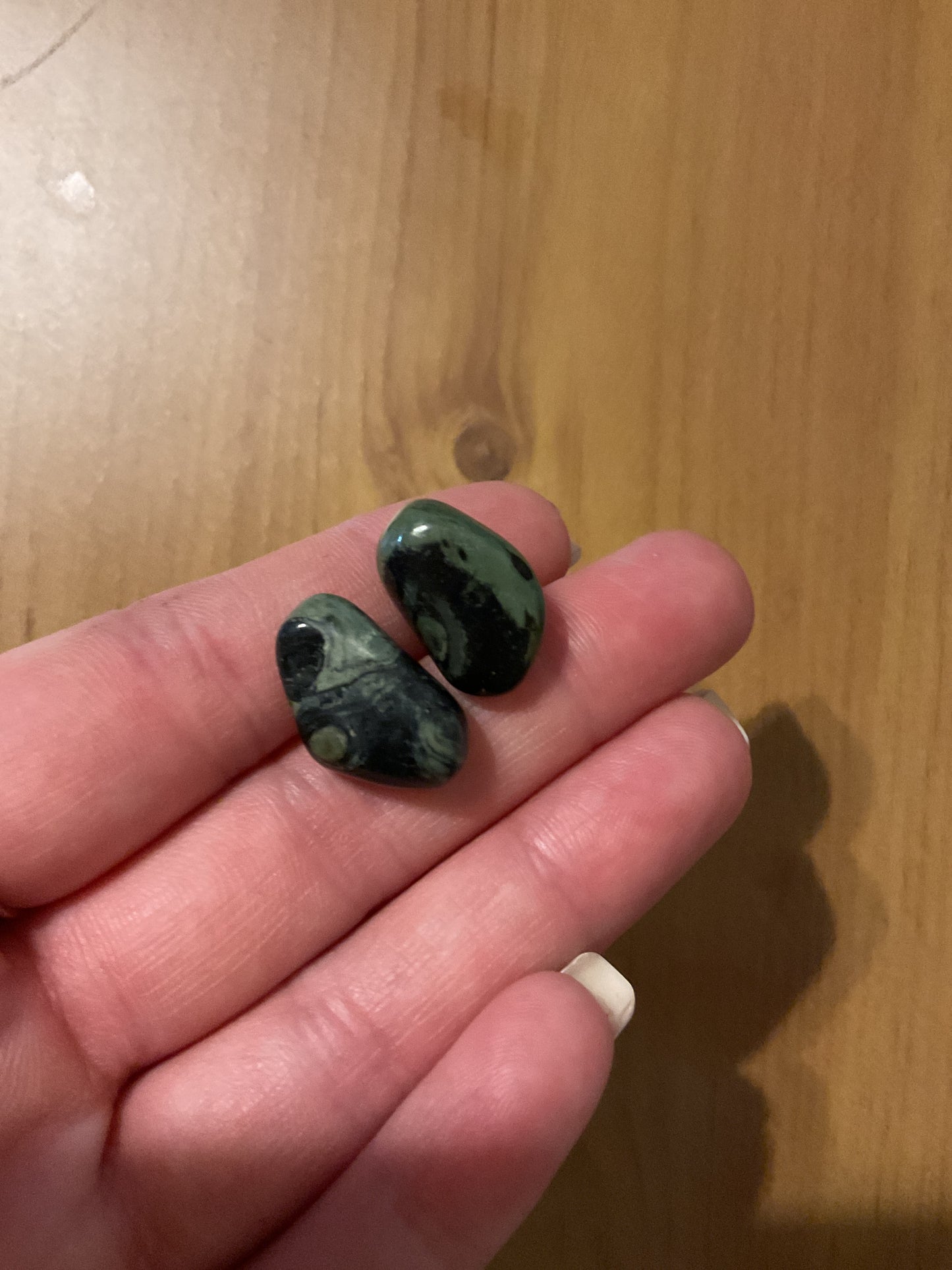 Handmade komboba jasper stud earrings