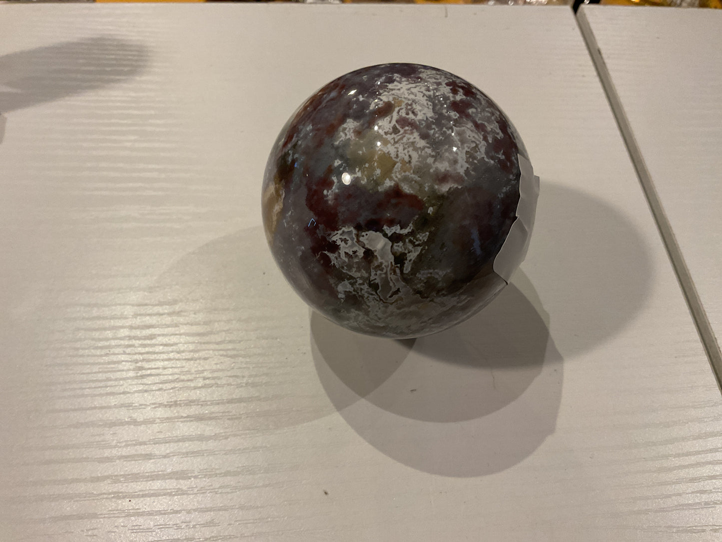 Ocean jasper sphere
