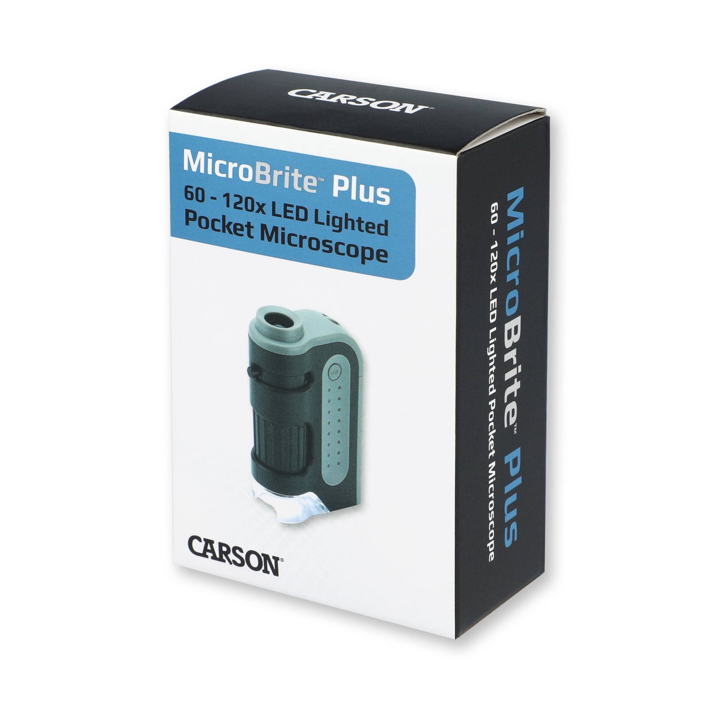 Carson - 60x-120x Lighted Pocket Microscope, Portable, Educational