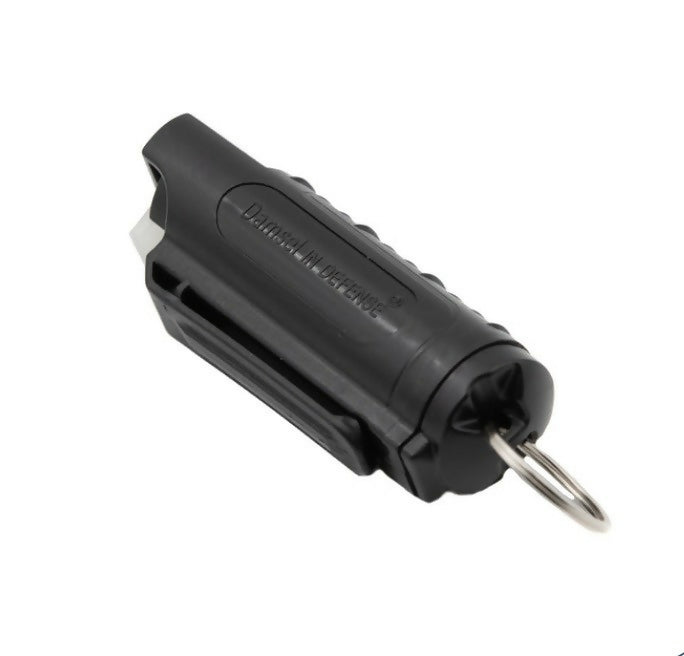 Black Hardcore Keychain Pepper Spray