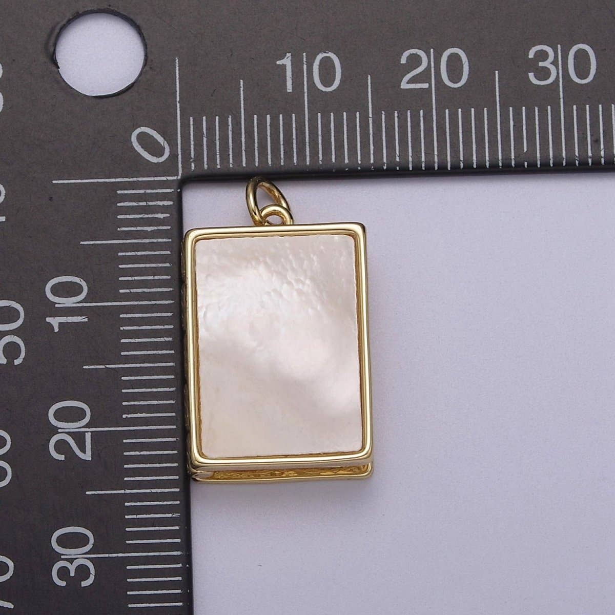Aim Eternal - Pearl Locket Charm Necklace 14k Gold Filled Locket for Photo Necklace • Pearl Jewelry Heirloom personalized gift Supply C-112