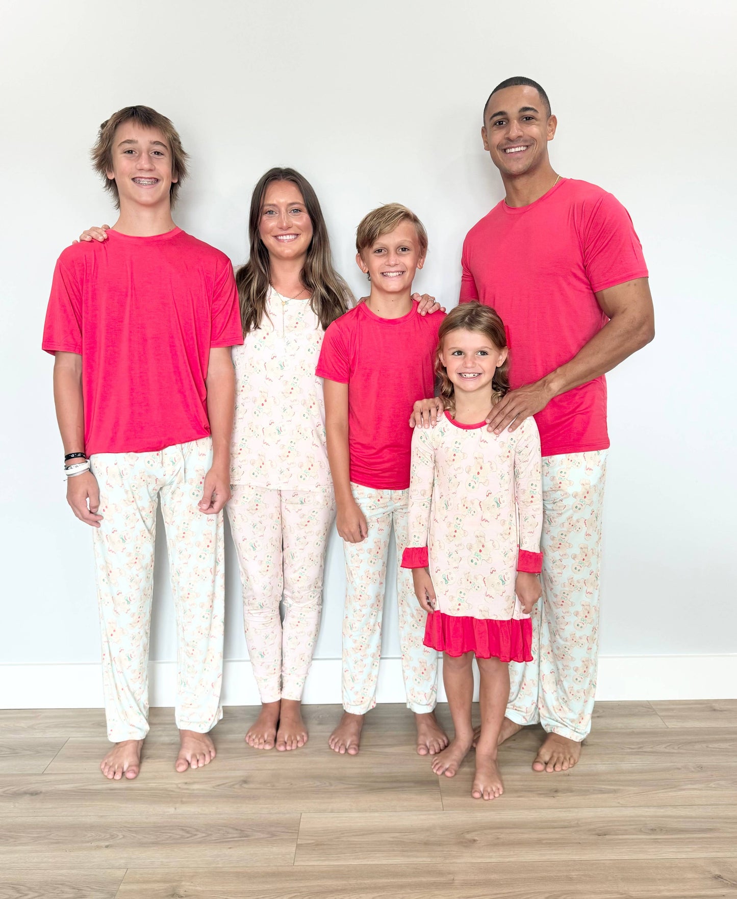 Sweet Bay Clothing - Pink Gingerbread Women's Two Piece Jogger Set