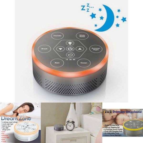 St. Louis Wholesale LLC - Zus Home - Premium Sleep Sound Machine - #GREY.Silver