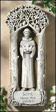Christian Brands Catholic - St Francis Garden Plaque