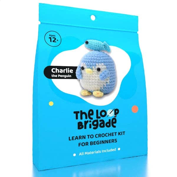 Showcase - The LOOP Brigade: DIY Mini Crochet Kit - Charlie the Penguin