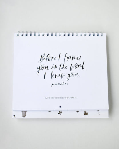 Be A Heart - Christian Baby Milestone Calendar