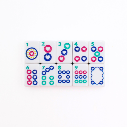 My Fair Mahjong - MINI TRAVEL MAHJONG  |  Mini Anywhere Series  |  White