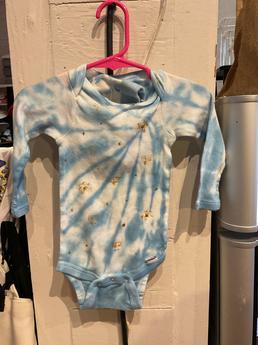 Catmaid tie dye 18m onesie and hat