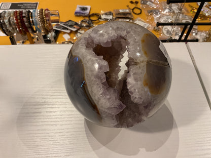 Amethyst sphere