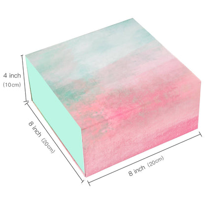 LA Ribbons Wholesale - 8" x 8" x 4" Collapsable Gift Box w/ 2-pcs White Tissue Paper & Magnetic Square Flap Lid | Gradient Color