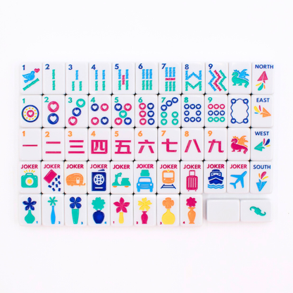 My Fair Mahjong - MINI TRAVEL MAHJONG  |  Mini Anywhere Series  |  White