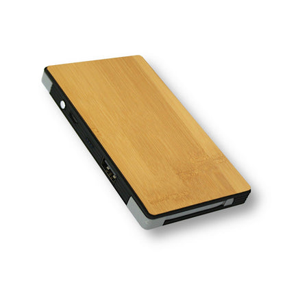 WUDN Handcrafted - Customizable Slim-Dual Wooden Power Bank