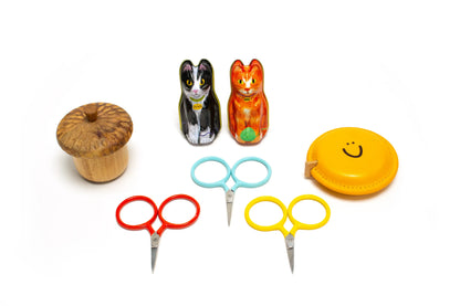 DEGEN - Orange Cat Tin - Stitch Markers