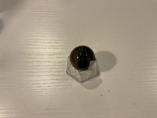 Blue tiger eye sphere