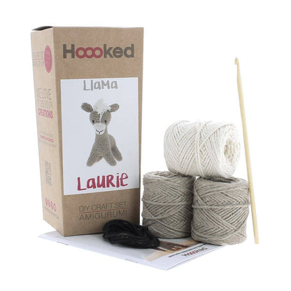 Hoooked Yarns - DIY Crochet Kit Llama Laurie Eco Barbante