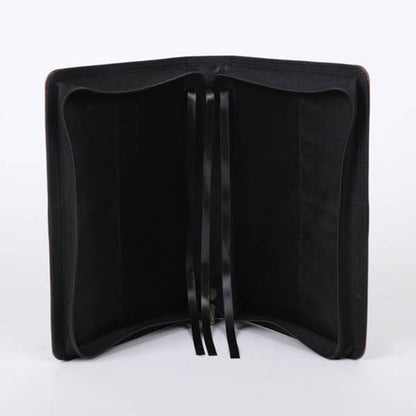 Swanson Christian Products - Bible Cover - Buffalo Leather - Cross - L