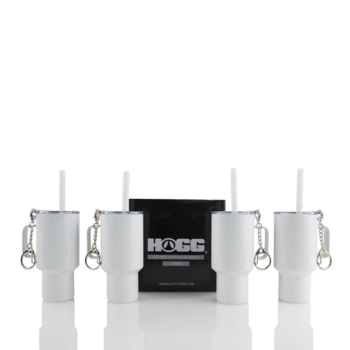 Hogg Outfitters - 4oz SUBLIMATION MINI TRAVELER TUMBLER SET - 4 PACK