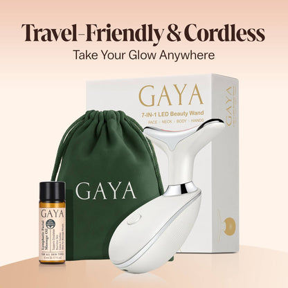GAYA - Red Light Therapy 7-in-1 Beauty Wand – Lift, Glow & Smooth
