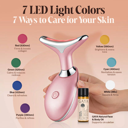 GAYA - Red Light Therapy 7-in-1 Beauty Wand – Lift, Glow & Smooth