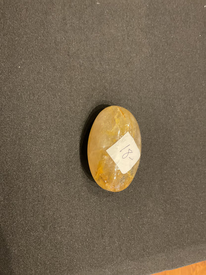 Citrine Palm Stone