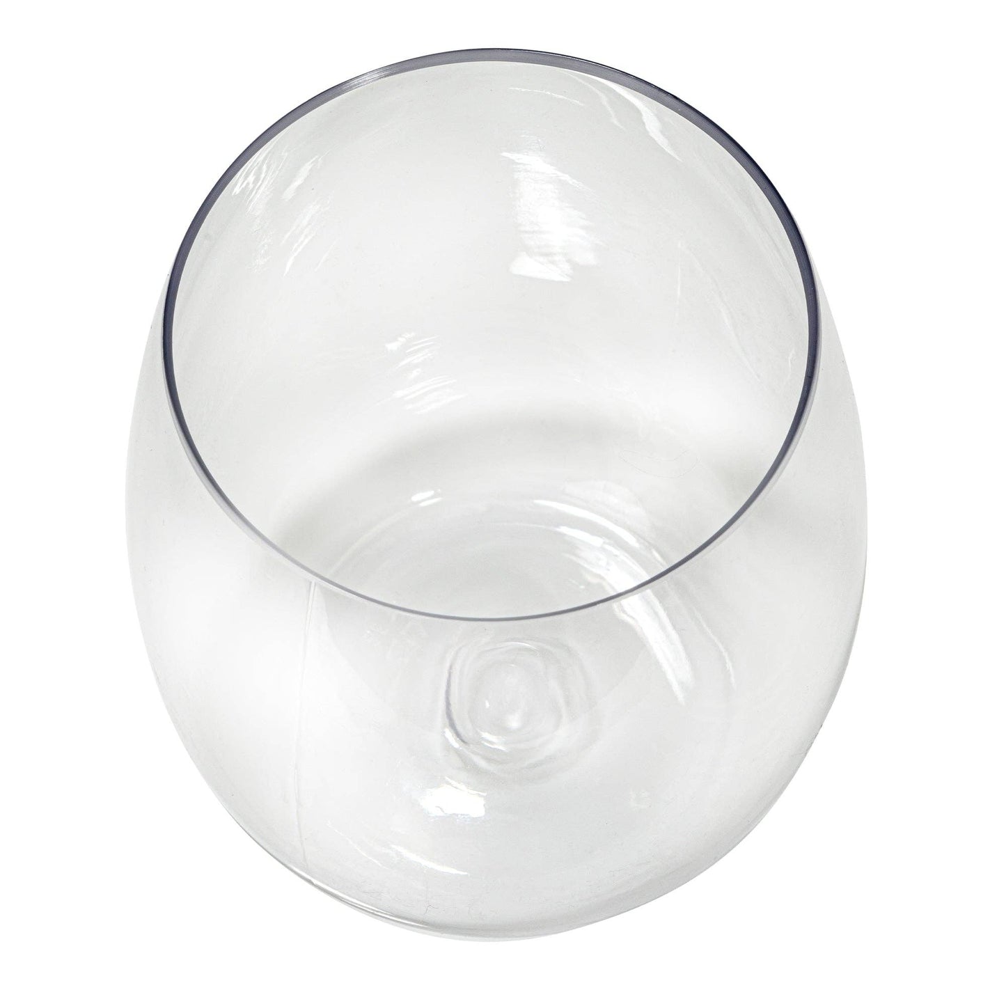 Portofino International Trading, USA - Plastic Stemless Wine Glass 12oz