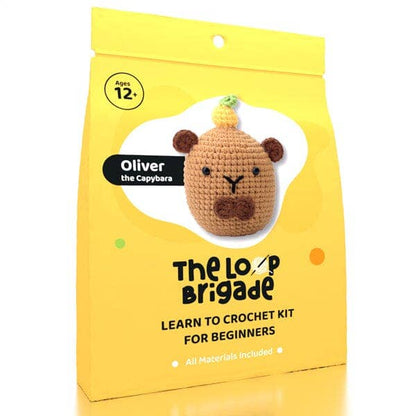 Showcase - The LOOP Brigade: DIY Mini Crochet Plush Toy Complete Kit For Beginners - Oliver the Capybara
