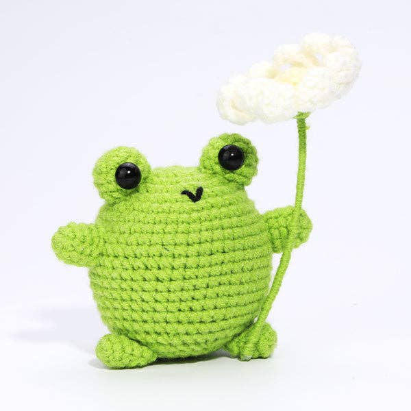 Showcase - The LOOP Brigade: DIY Mini Crochet Plush Toy Complete Kit For Beginners - Bogart the Frog