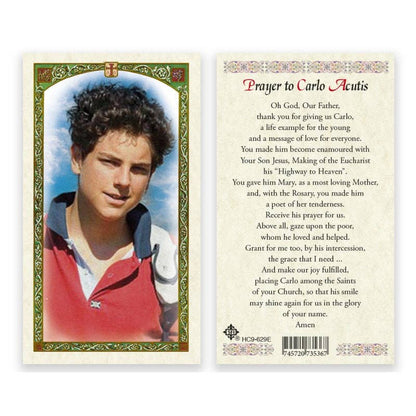SAN JUDITAS RELIGIOUS ARTICLES - PRAYER TO CARLO ACUTIS
