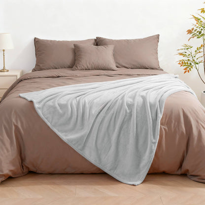 Awesome Home - Ultra Soft Cozy Fleece Throw Blanket, 50"Wx60"L