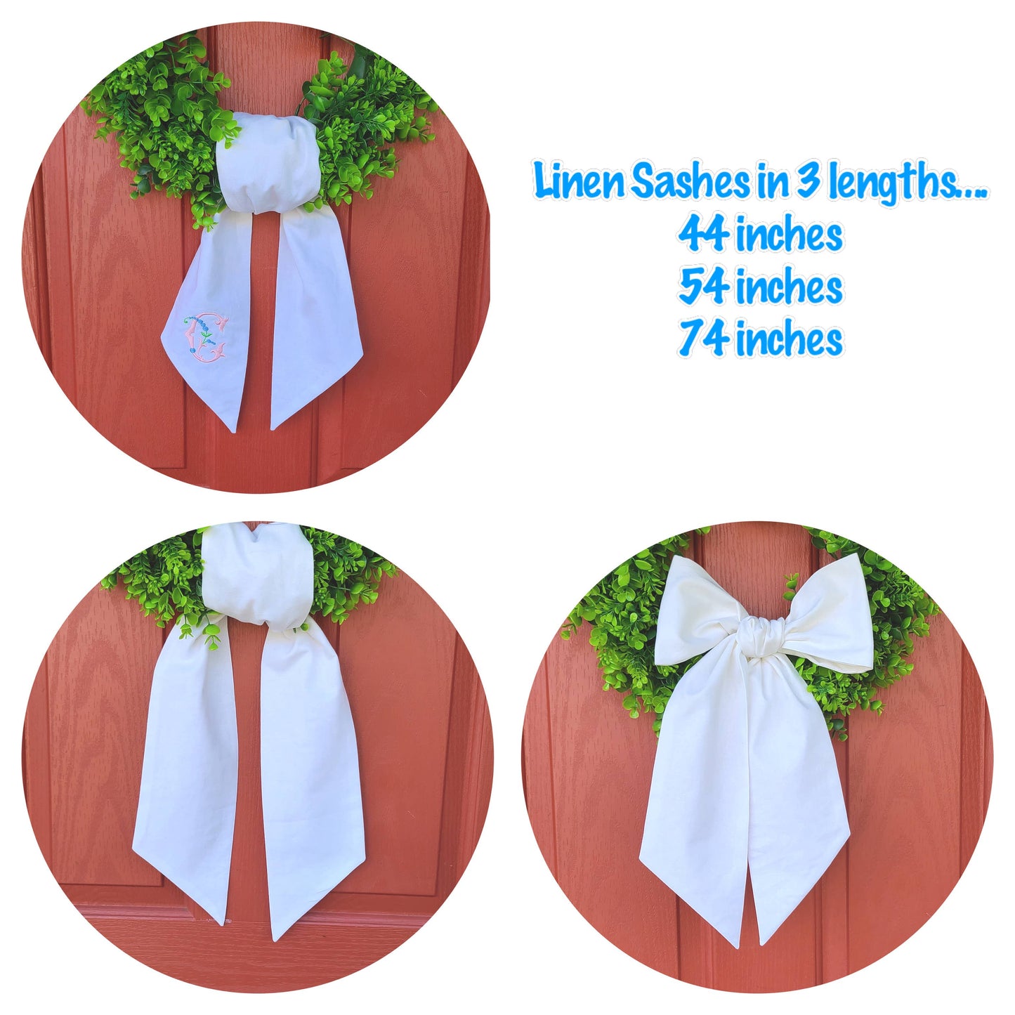 THE ROYALTY COLLECTION - Linen Blend Sashes