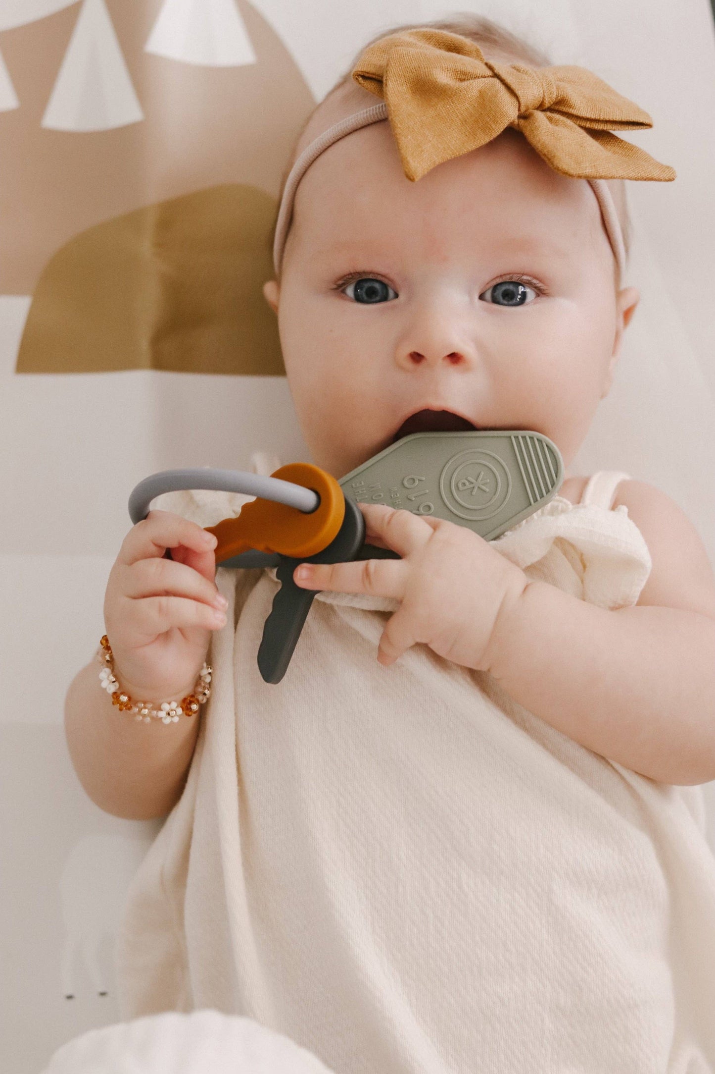 Be A Heart - Keys to the Kingdom Silicone Teethers