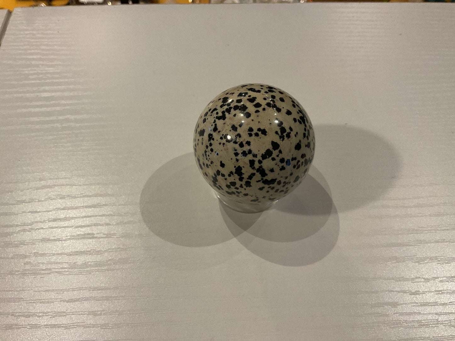 Dalmatian jasper sphere