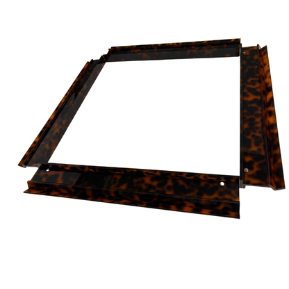 Mahjong Studios - Luxury Handmade Tortoise Shell Acrylic Mahjong Racks and Pushers Set of 4