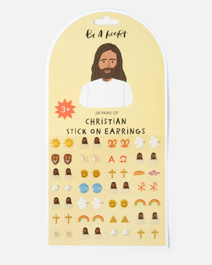 Be A Heart - Christian Stick On Earrings