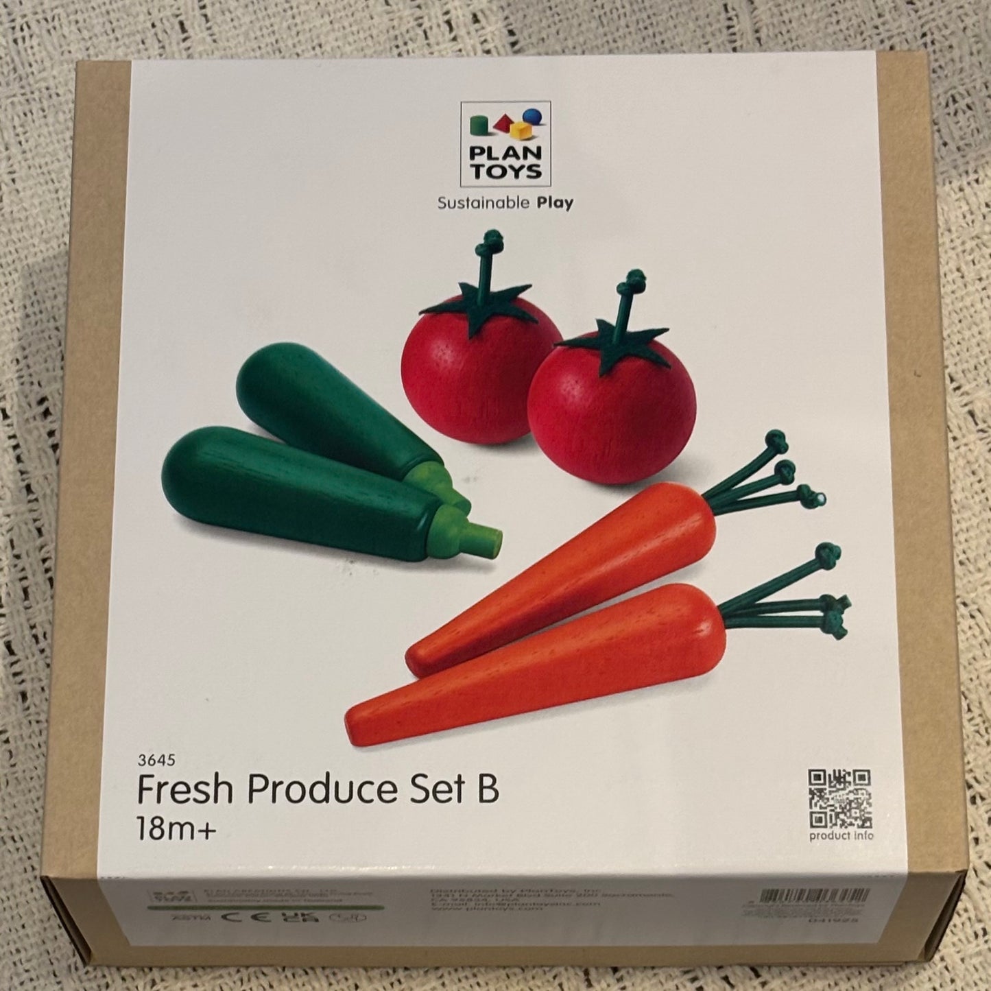 PlanToys Sustainable Play Fresh Produce Set B