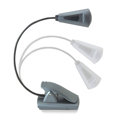 Carson - Adjustable Clip-On Gooseneck LED Book Light with 6 LEDs