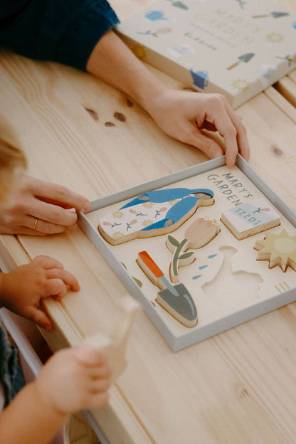 Be A Heart - Mary's Garden Wooden Puzzle