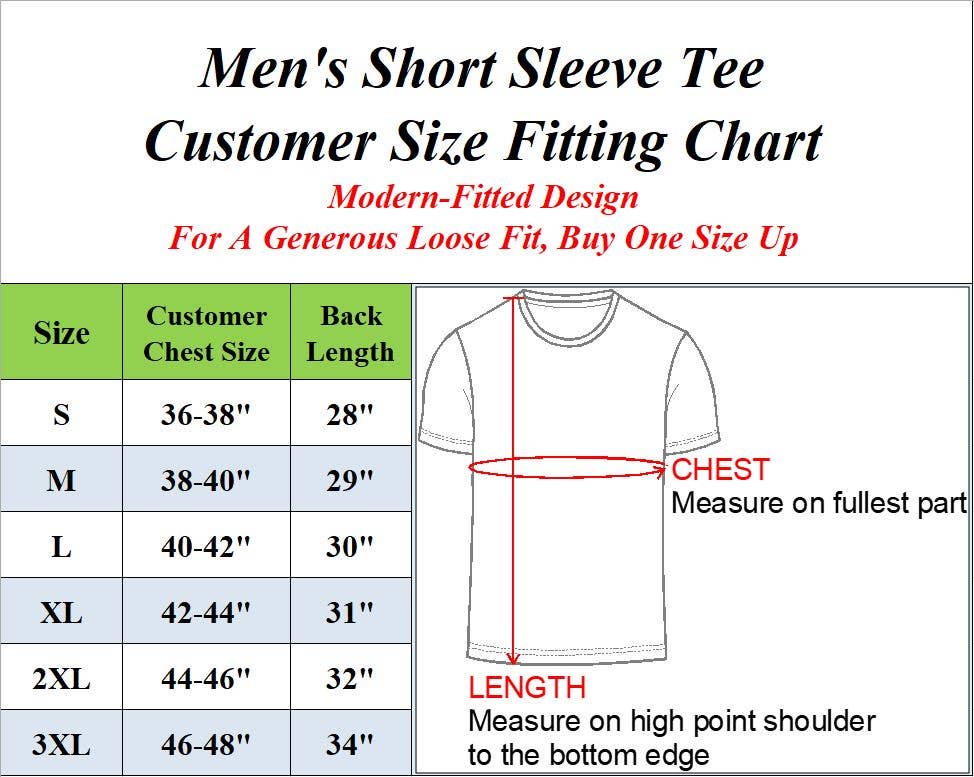 Galaxy By Harvic - Men's Short Sleeve Crew Neck Cotton Blend Classic Tee