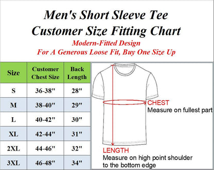 Galaxy By Harvic - Men's Short Sleeve Crew Neck Cotton Blend Classic Tee
