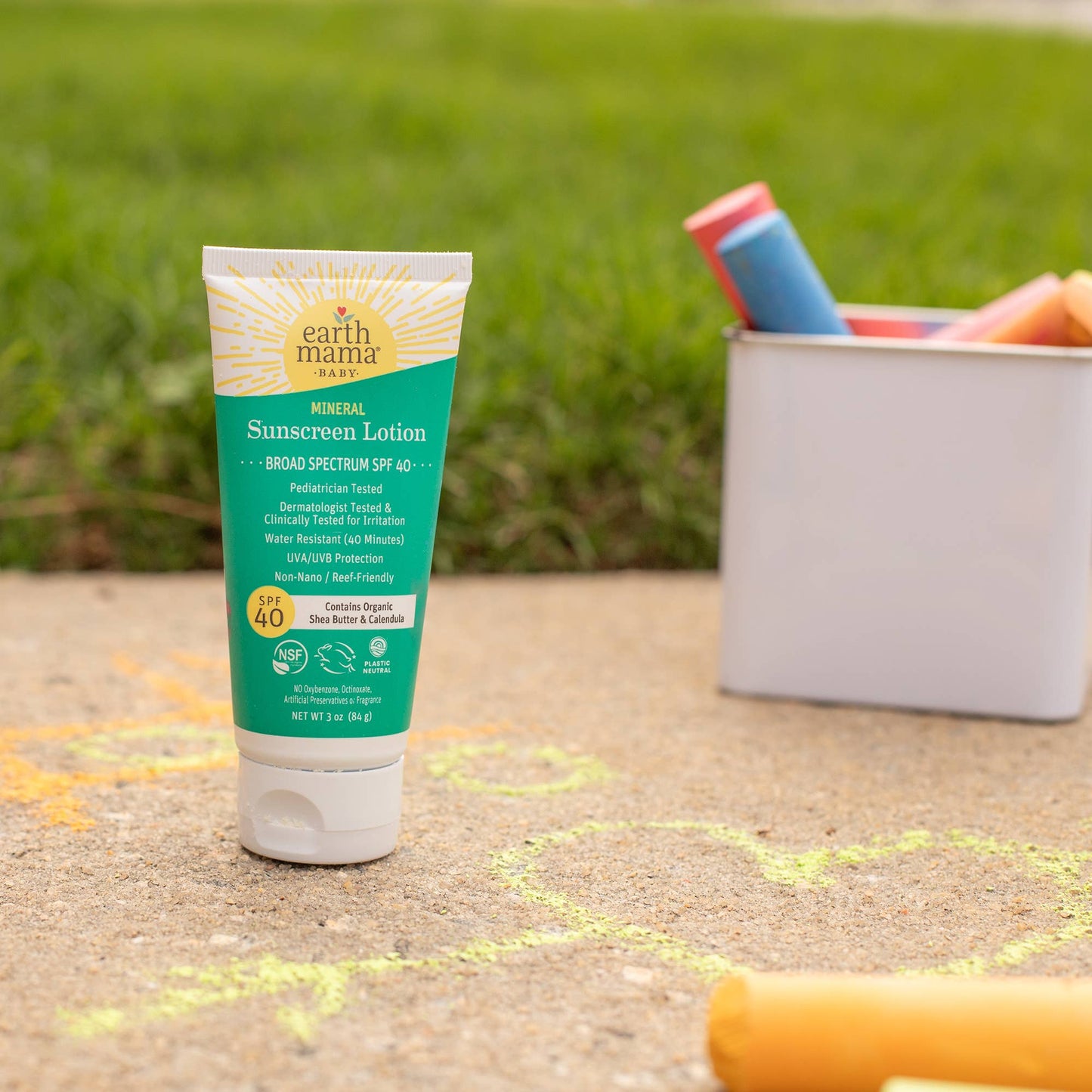 Earth Mama Organics - Baby Mineral Sunscreen Lotion - SPF 40
