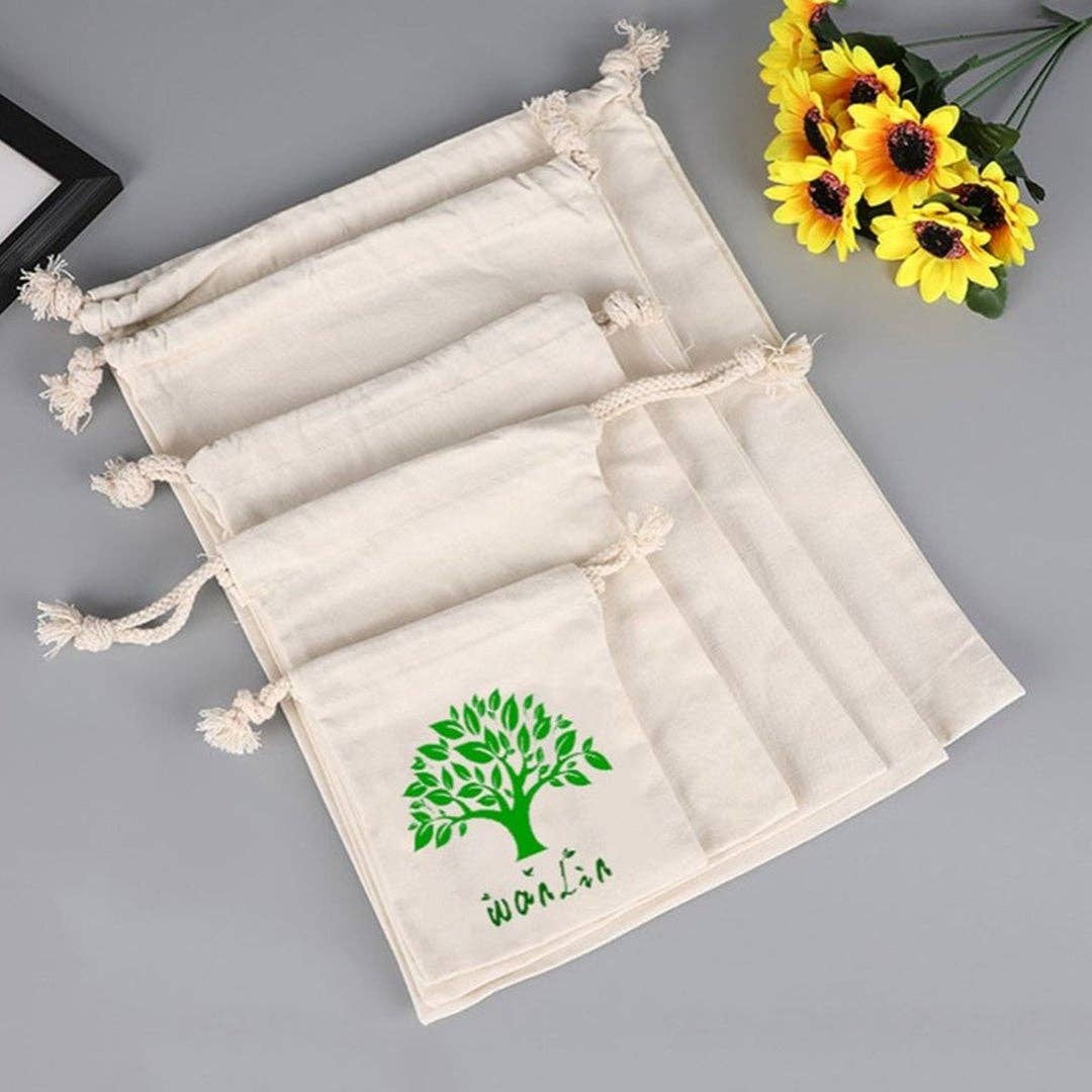 TBF - TBF 100% Cotton Canvas Value Drawstring Pouches / 12" x 14"