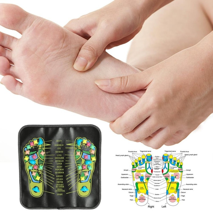 VIGOR - Reflexology Acupressure Mat Pad Massager Massage Foot Stone